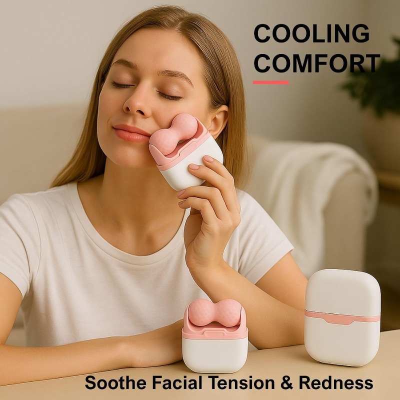 Rolo de gelo de cabeça dupla p - Face Ice Roller Puffiness avaliação e preço