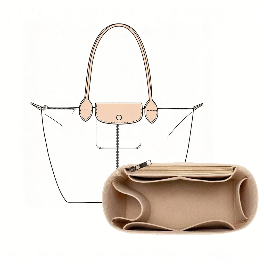 Organizador de Bolsa em Feltro - Makeup avaliação e preço