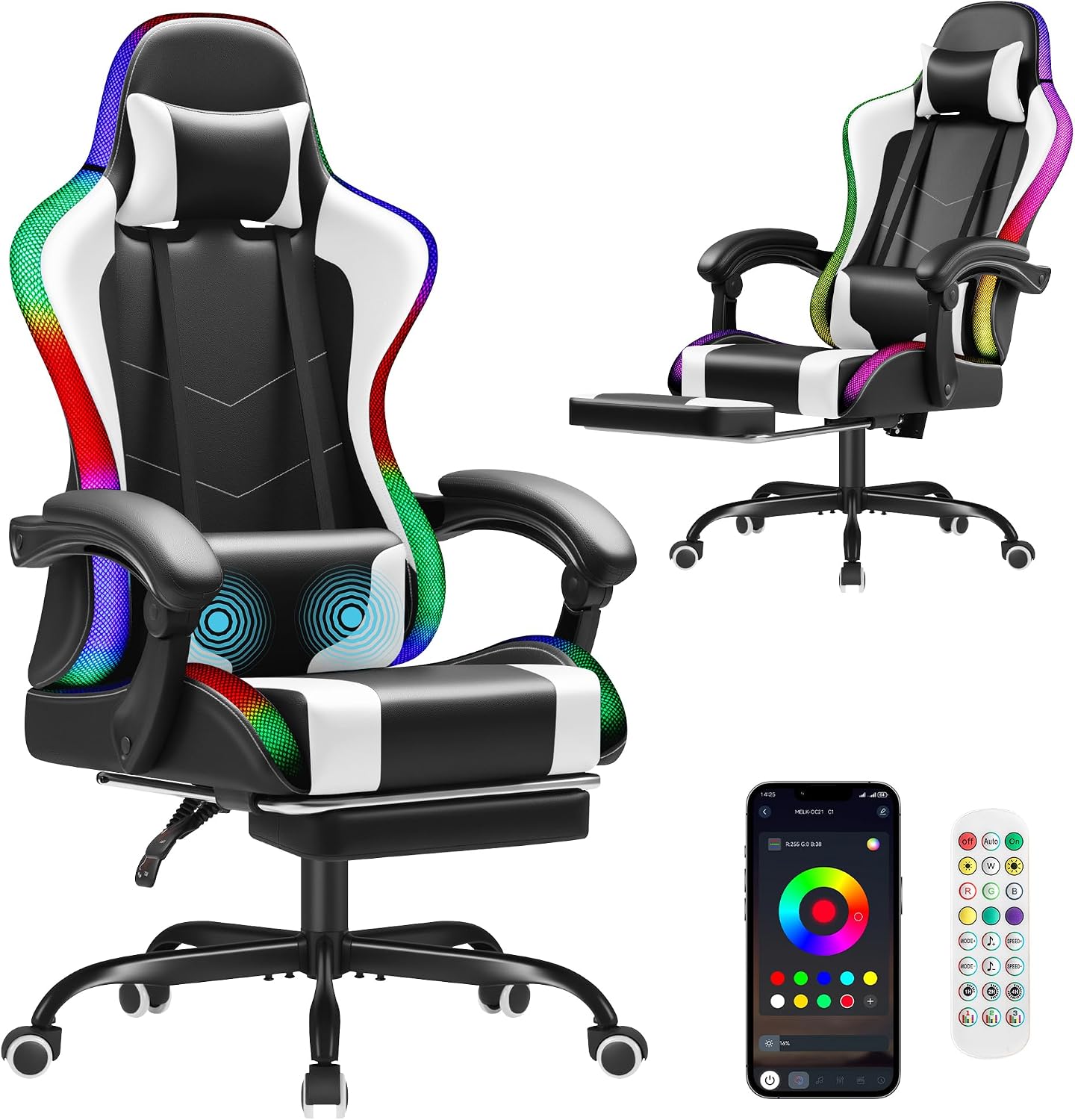 Cadeira de jogos Homall, cadei - Massage avaliação e preço